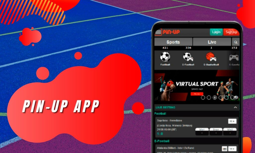 Pin up app sports betting site in India